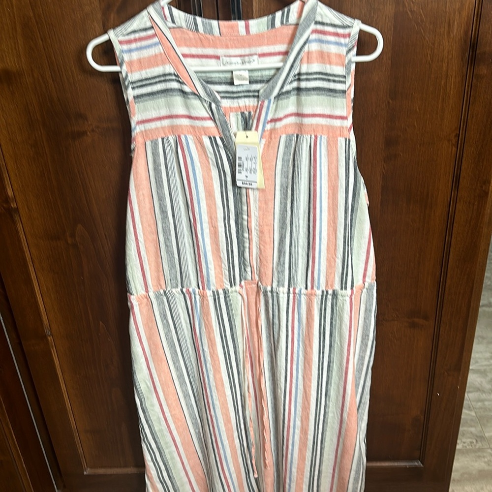 Women’s stripe dress. Christoper & Banks size M. New with tags.
